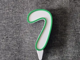Numéro 7 pour gâteau 🎂 