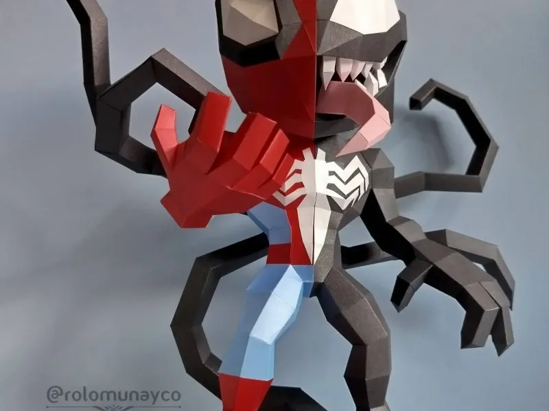 Spider-venom papelcraft 