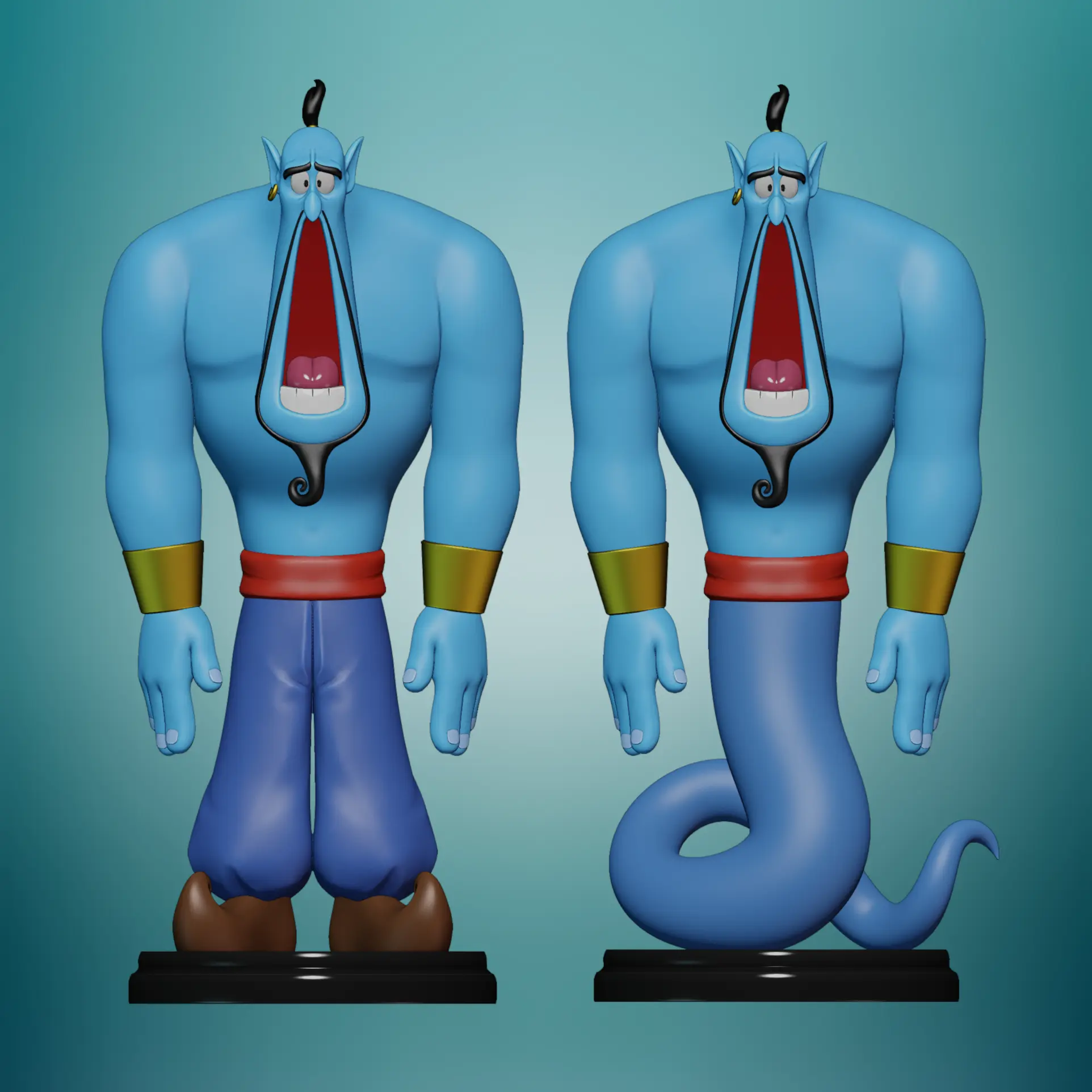 GENIE - ALADDIN - SURPRISED FACE