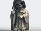 Low Poly Halloween Ghost - Geometric Ghost Figure-1