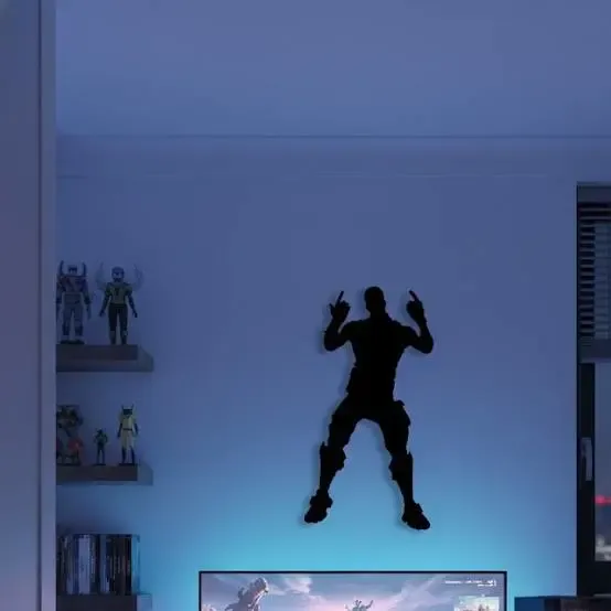 Fortnite Emote Silhouette Wall Art