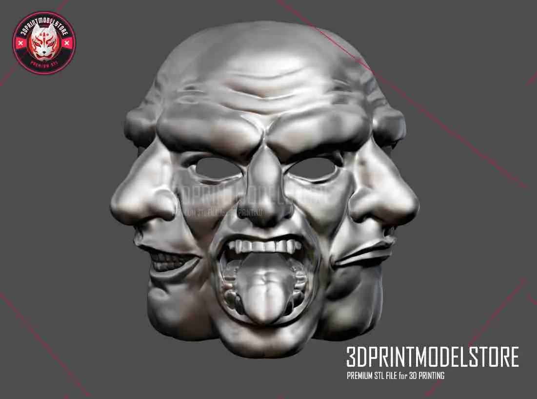 Tragedia greca horror Payday Maschera Cosplay - Costume di Halloween