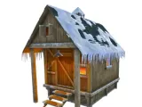 Winter Cabin 3D Model STL Printable-0
