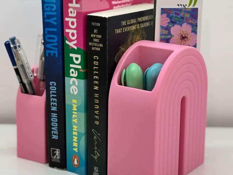 Fermalibri Arcobaleno – Port Libri con Archiviazione Integrata