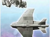 Voidstalker dropship spaceship (2) - miniatures warhammer 40-4