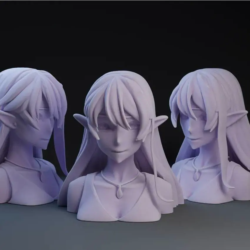 🧝‍♀️ Frieren – Beyond Journey’s End 3D Printable Figurine