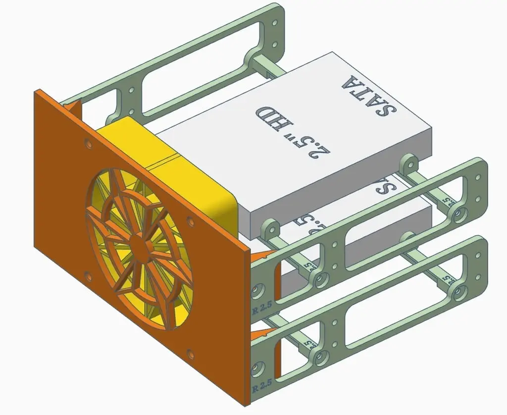 5.25 bay adapter