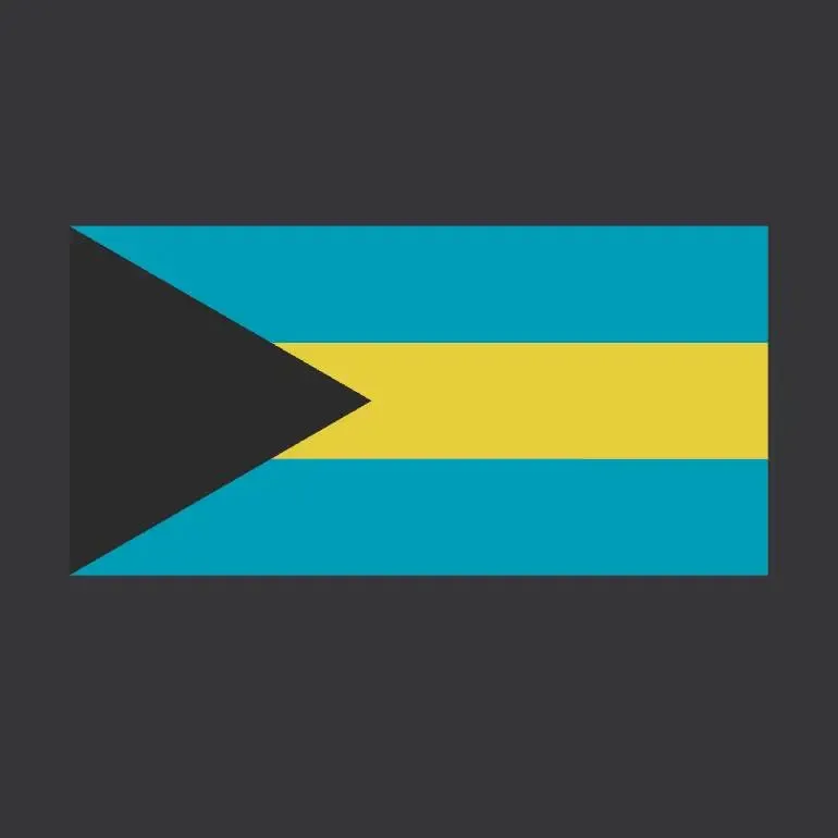 BS - Bahamas Flag decoration