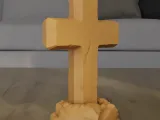 He Is Risen Easter Cross STL 3D Print Model-4