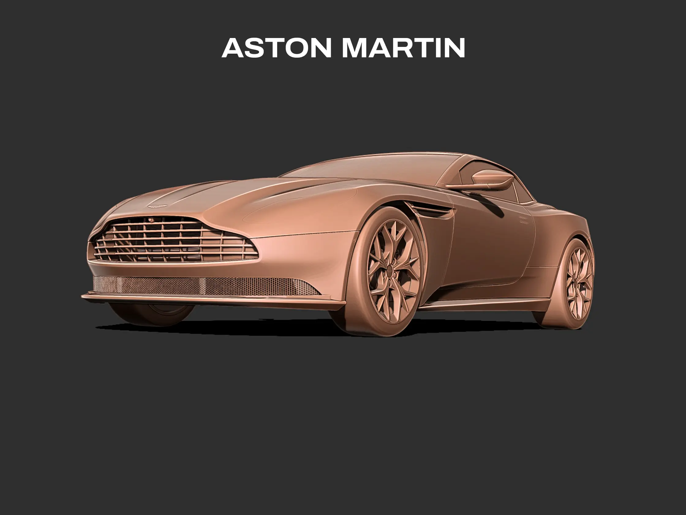 Aston Martin DB11 3Dprint model