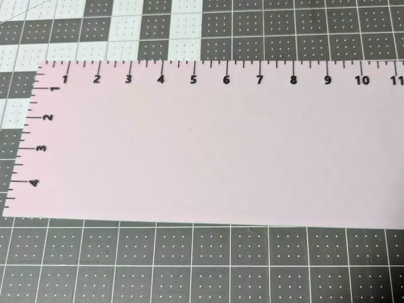 Quilting ruler 5 x 12 Inches with Quarter inch ticks