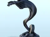 Ghost escaping (+ pre-supported version) (7) - miniatures wa-3