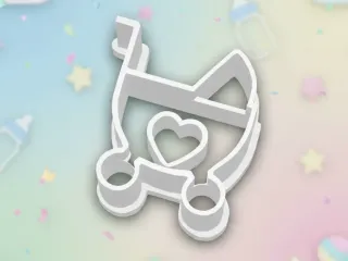 Coche Baby Shower Cookie Cutters