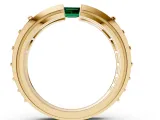 Stylish Emerald Cut Ring-8