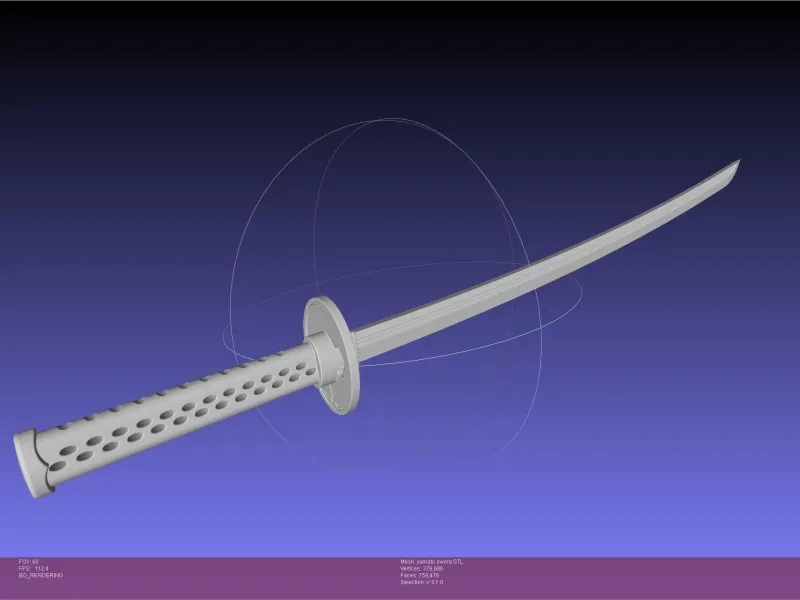 Devil May Cry 3 Yamato Sword and Sheath