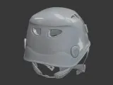 Cyborg Sci‑Fi Helmet – Futuristic 3D Printable Armor Helmet-3