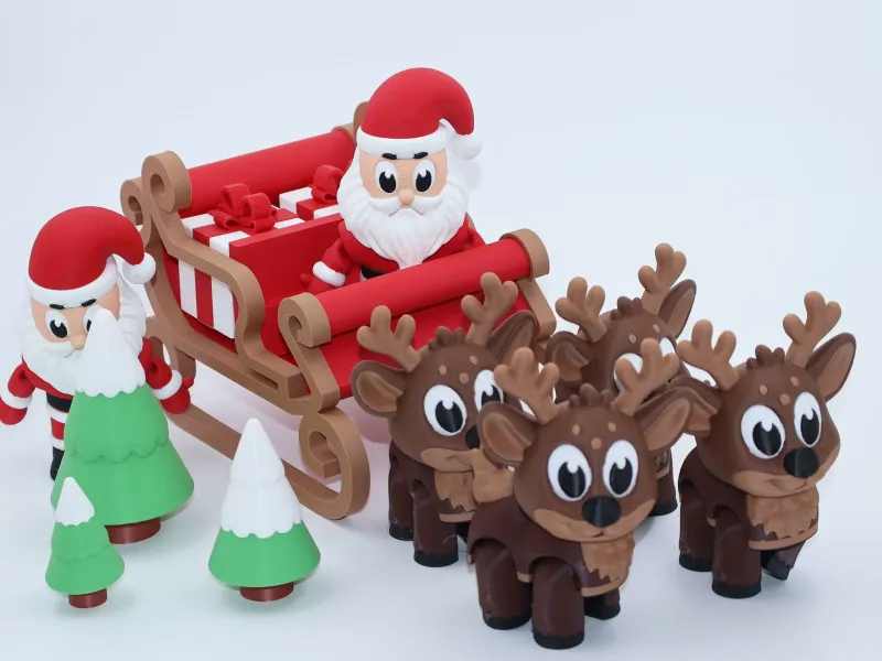 Flexi Santa Sleigh Set