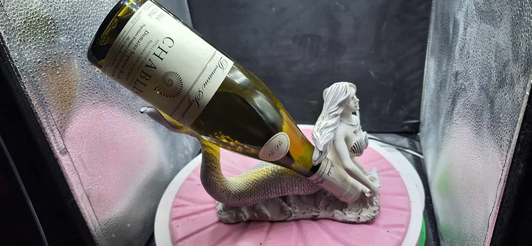mermaid wine bottle holder