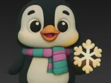 Penguin in winter-5