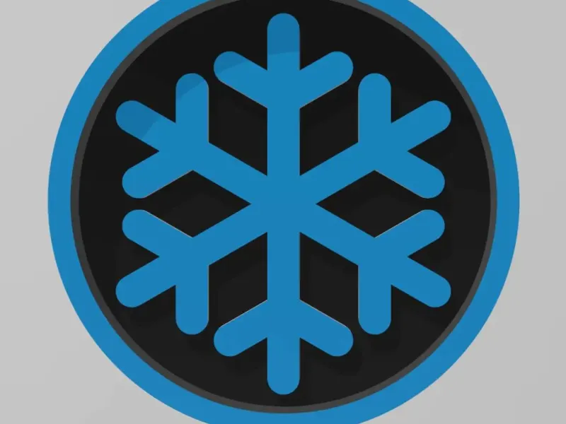 Snowflake Coaster STL – Winter & Christmas Drink Coaster