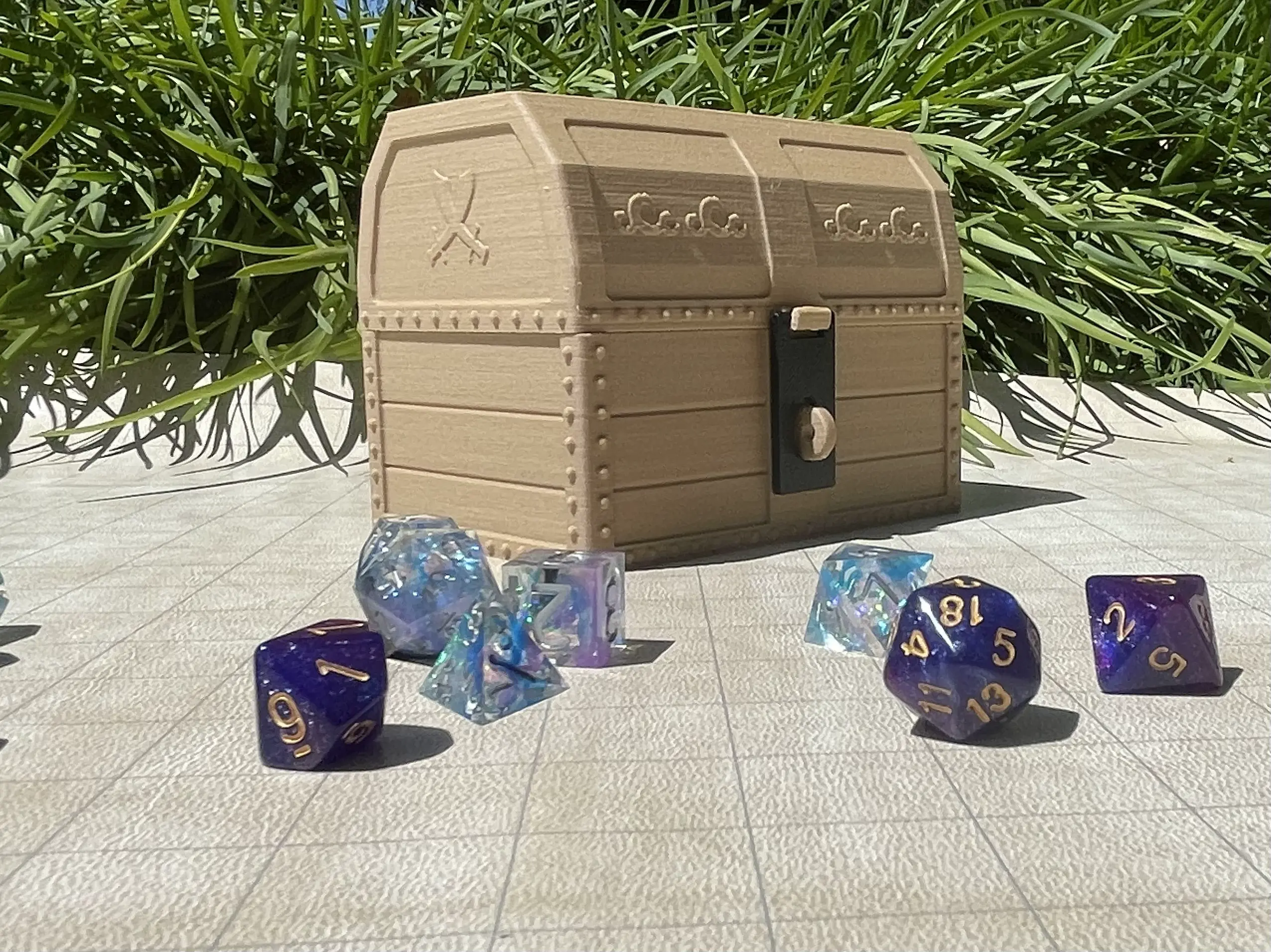 Treasure Chest Toy - Print In Place Pirate Themed Storage