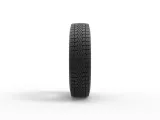 Semi truck tire 6 Scale 1:25-3