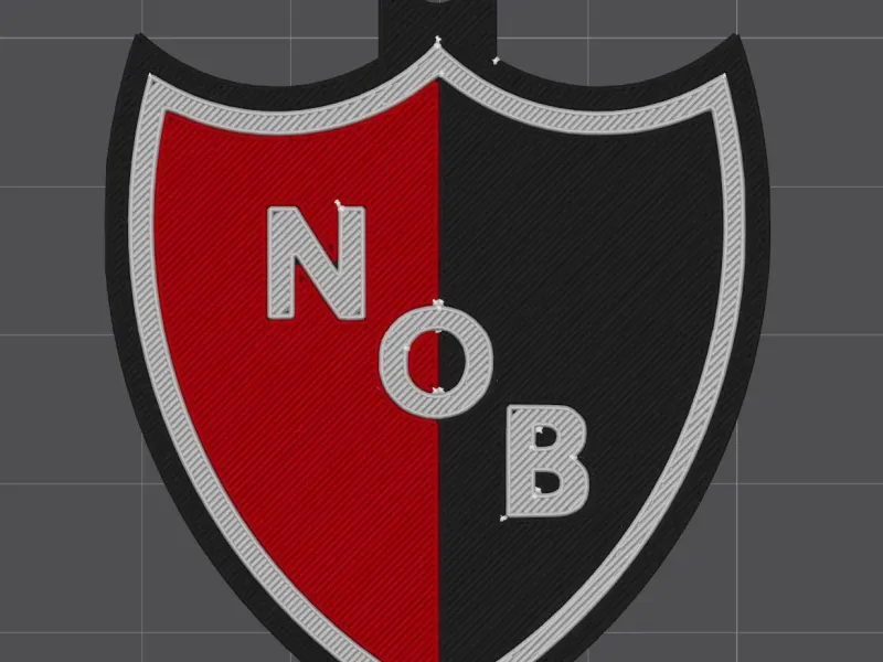 Llavero escudo Newells NOB keychain