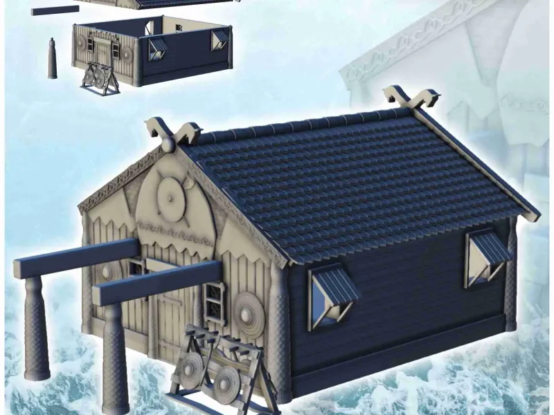 Viking armory - scenery medieval miniatures warhammer