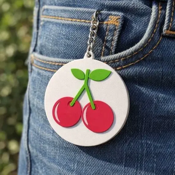 LLavero Frutas Cerezas