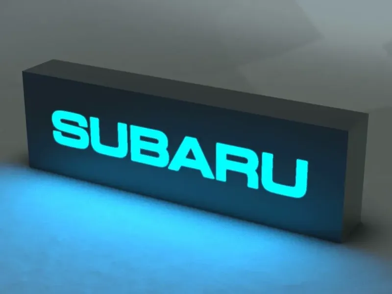 SUBARU Logo Lamp Graphic Illuminator