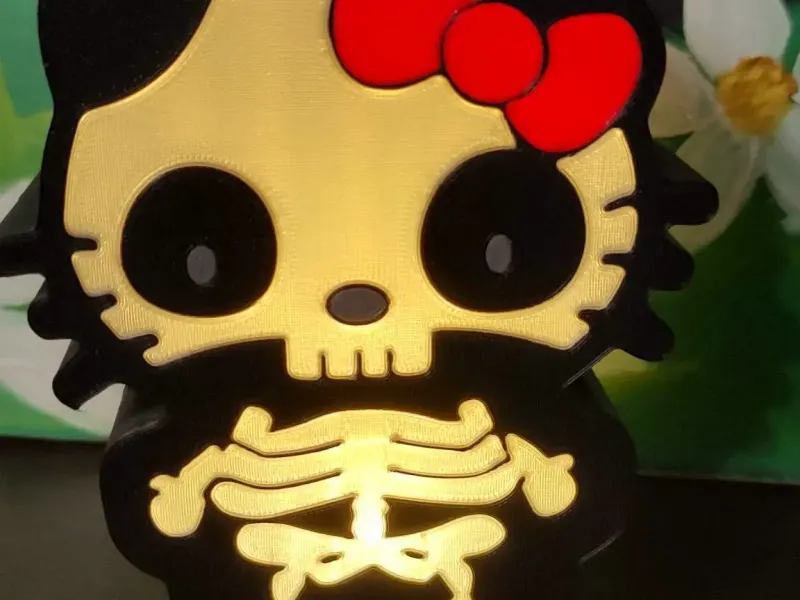 ハローキティ - スケルトンハロウィンLEDティーライトランプ