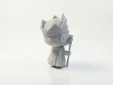 King Warrior Figurine Fantasy Mythology 3D Printable-1