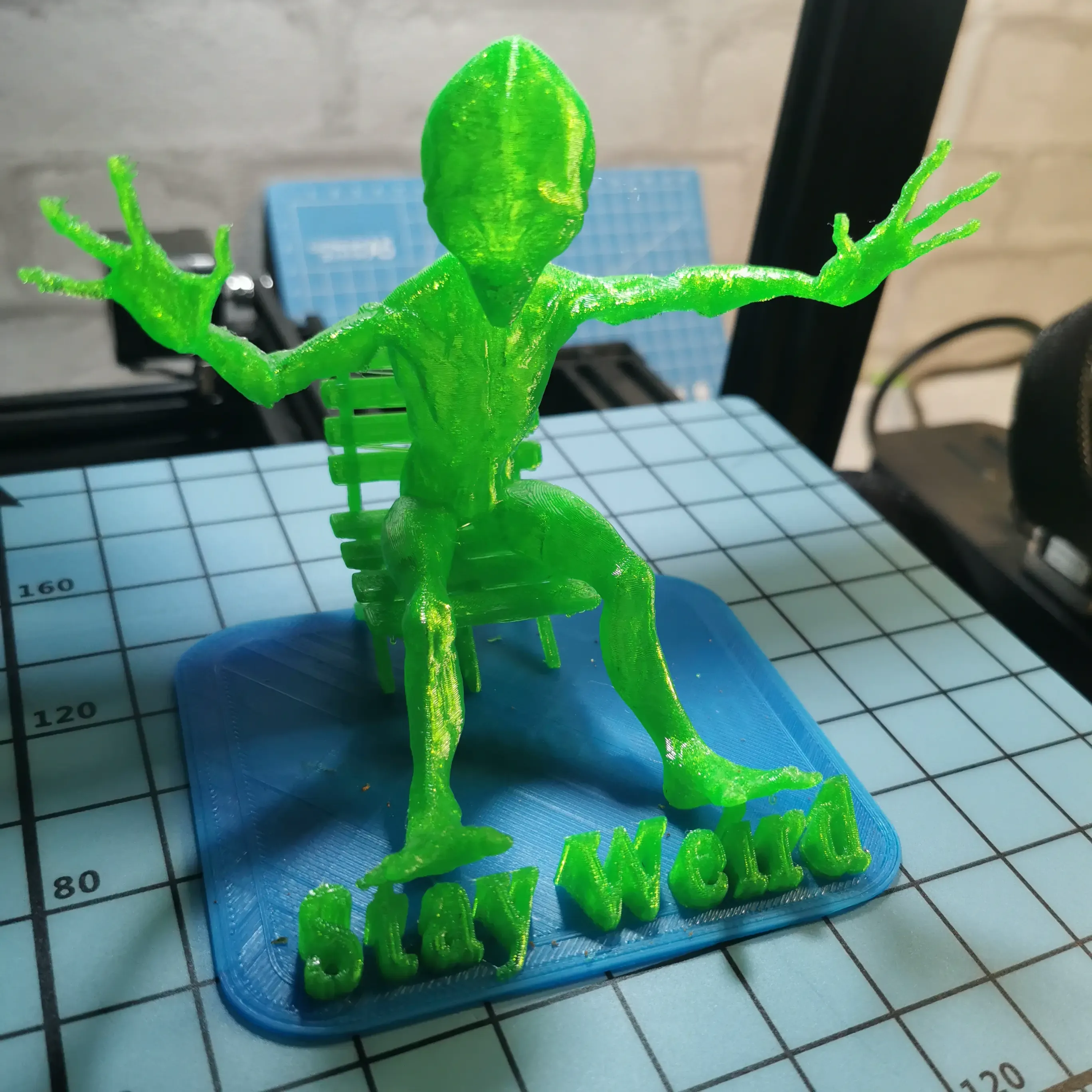 STAY WEIRD ALIEN PHONE/TABLET STAND