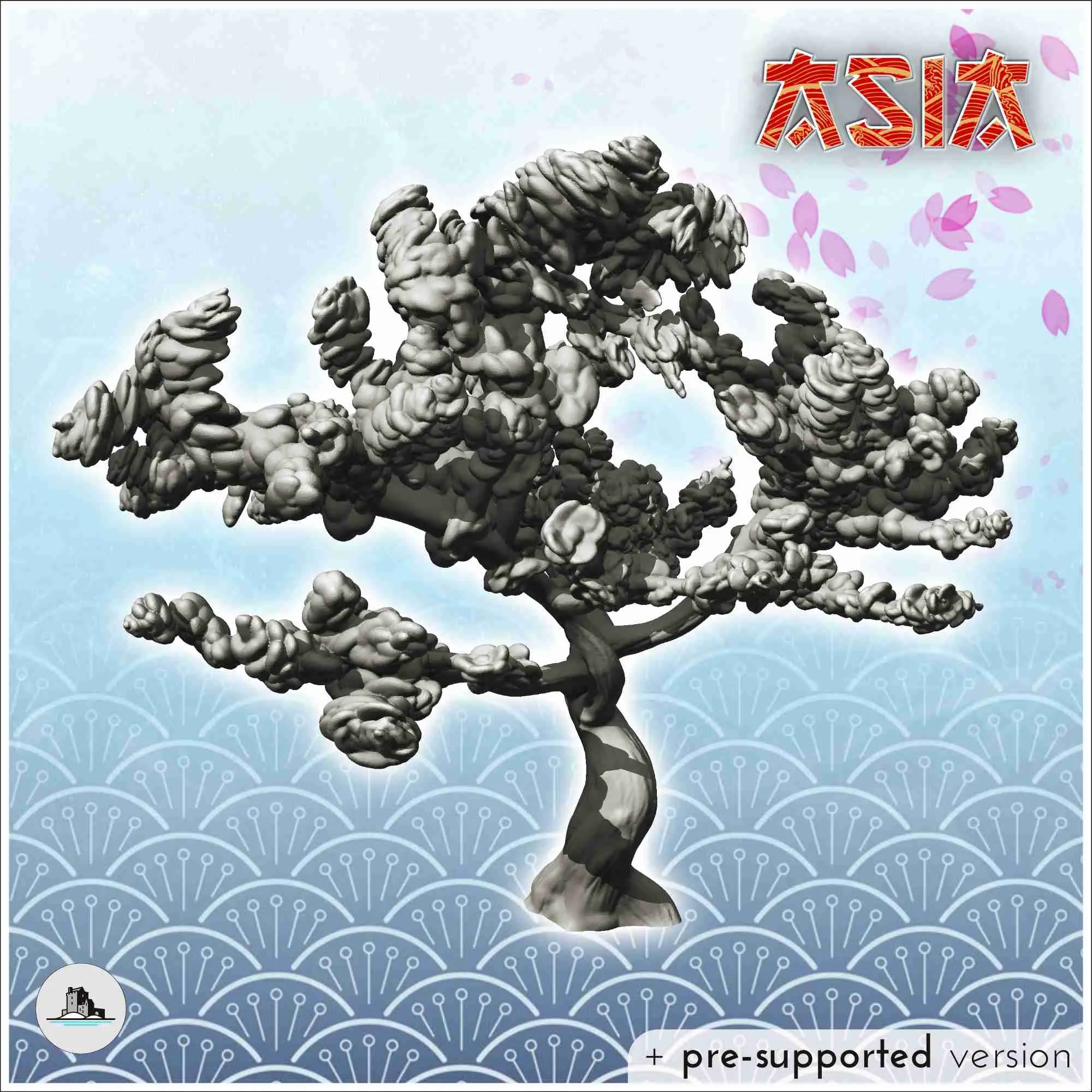 Sakura - Asya manzara arazisi warhammer savaş oyunu japon