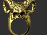 Skull King Ring 1-0