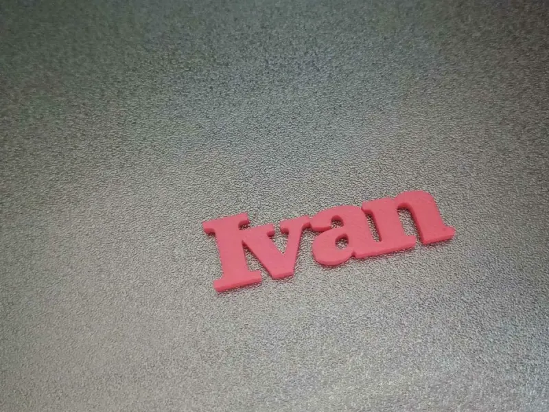 IVAN nametag