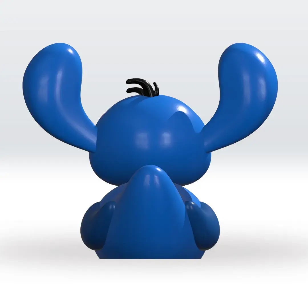Flexi Stitch Multicolor 3D Model STL file Fanart Character