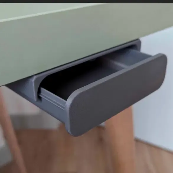 Minimalistic under desk drawer