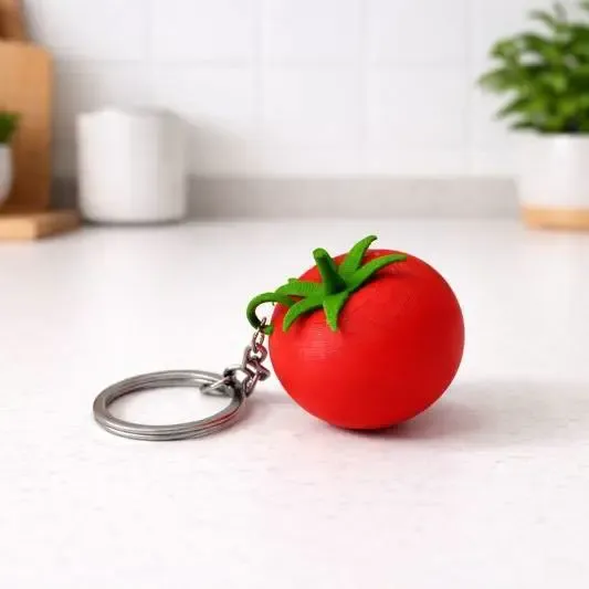 Tomato Keychain