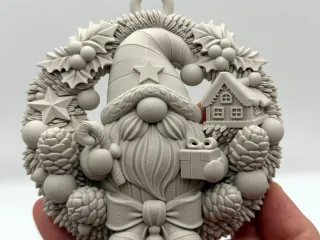 Christmas Gnome Wreath
