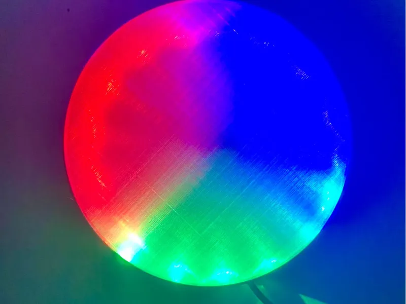 Wandlampe Rund mit Motivgläsern zum wechseln
