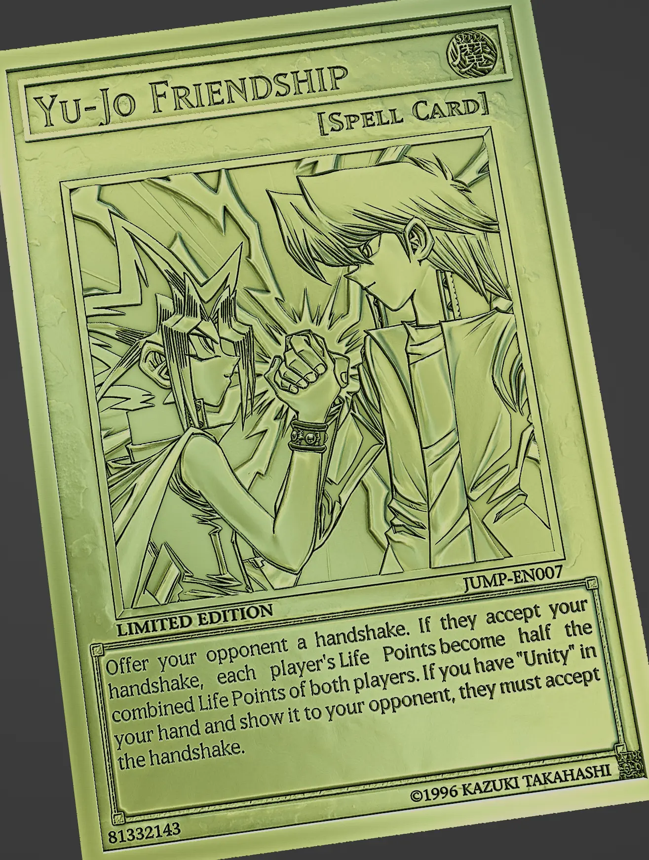 Other STL Download - YU-JO FRIENDSHIP - YUGIOHby Wsonuchiha3D