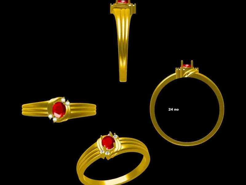 OVAL RUBY RING