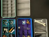 Stackable Crates with Organizer Trays-5