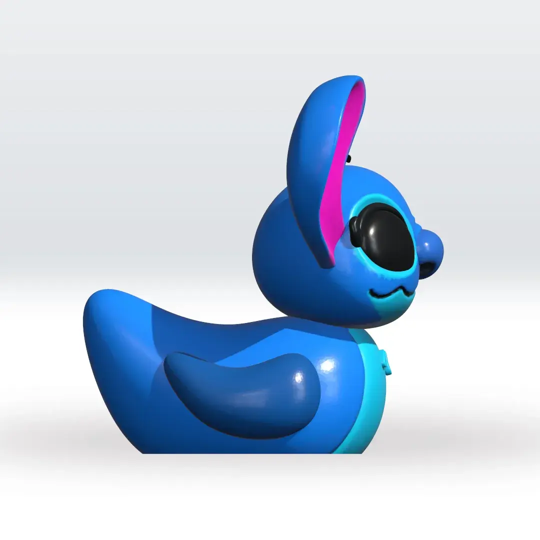 Flexi Stitch Multicolor 3D Model STL file Fanart Character