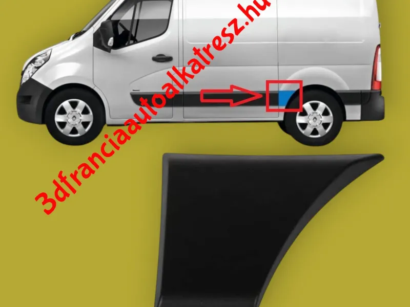 Renault Master oldalsó szegélyléc 768F20004R