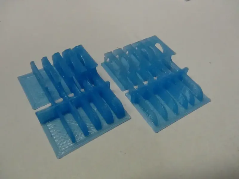 Impressão de Teste de Pequena Espessura de Parede