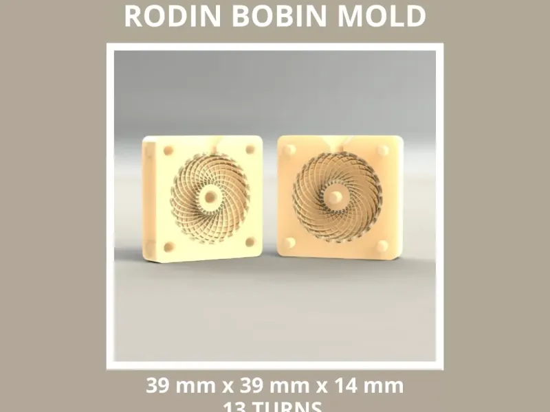 STAMPO TORUS PICCOLO RODIN BOBIN COIL - 39 x 39 x 14 mm 13 GIRI