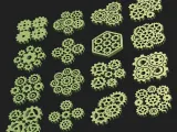 Industrial Gears Bundle | 16 Mechanical Cogwheel STL-5