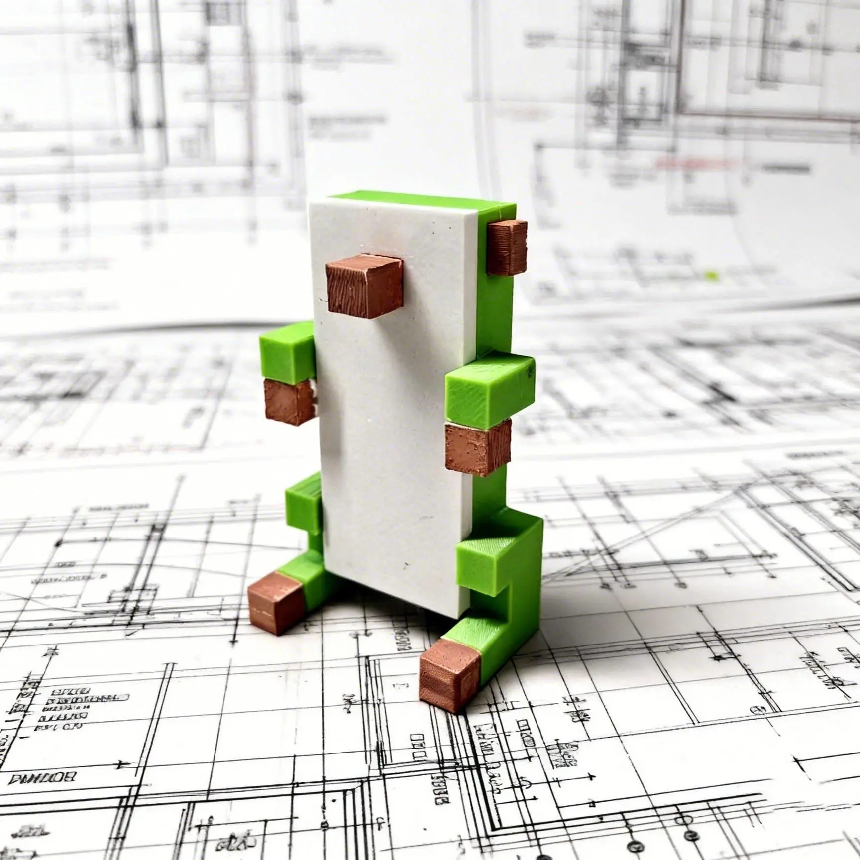 Minecraft Pixel Art Ornament - Meerkat Timon